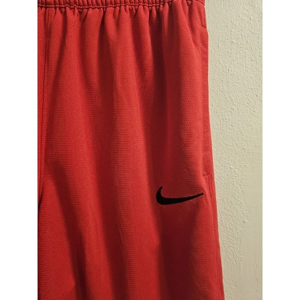 Nike Men's Dri-FIT Icon Basketball Shorts Pockets Red & White Size SM BRAND NEW